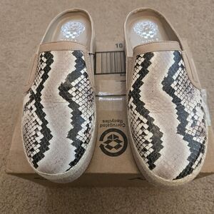 Vince Camut Snake Print Slip-On Shoes. Never worn